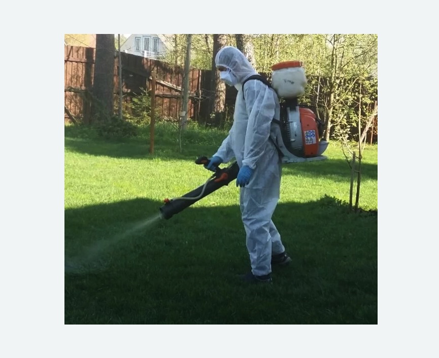 Обработка территории от клещей в Кимовске